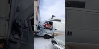 26 машин столкнулись на трассе «Алматы-Шымкент»