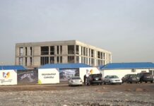 Строительство Дворца школьников в микрорайоне Туран приостановлено