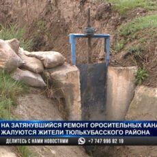 Сельчане остаются без воды из-за затянувшегося ремонта оросительных каналов