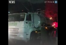 Потоп на улицах Шымкента после затяжного дождя