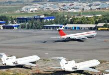 Аэропорт Шымкента месяц не будет работать с 10:30-18:00