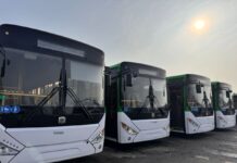 В Шымкенте закупили новые автобусы с камерами видеонаблюдения