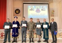 Лучших знатоков казахского языка среди гвардейцев выбрали в Шымкенте