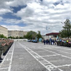 В Шымкенте торжественно встретили гвардейцев, принимавших участие в ликвидации паводка