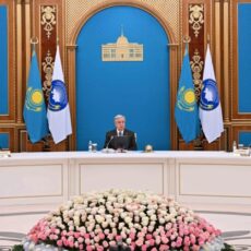 Выступление президента началось на сессии Ассамблеи народа Казахстана