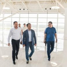 В Шымкенте завершается строительство современного пассажирского терминала