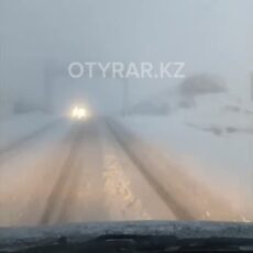 Майский снег выпал в Туркестанской области