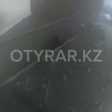 Жилой дом горел в Шымкенте в жилом массиве Жанаталап