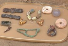 Золотые украшения, которым более 2000 лет, нашли в Туркестанской области