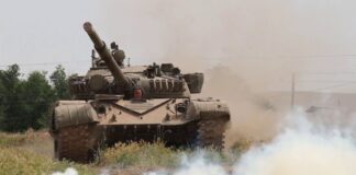 Понюхали пороха: обкатку танком прошли шымкентские новобранцы