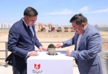 В Шымкенте заложена капсула для нового отеля Hilton