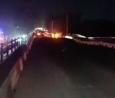 Частичное обрушение моста произошло в микрорайоне Жанаталап