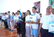 Журналисты Шымкента и области состязались в спартакиаде