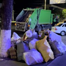 Ночной уборкой улиц занимается аким Туранского района