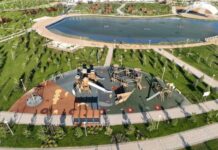 Аким посетил парк «Шымкент сити» после нашумевшего материала