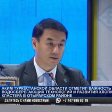 Аким Туркестанской области провел встречу с жителями Отырарского района