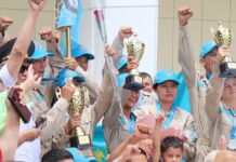 Вице-чемпионов «Айбын» встретили в Шымкенте