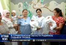 В Туркестанской области родилась тройня