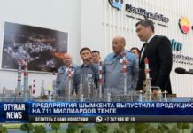 Предприятия Шымкента выпустили в этом году продукцию на 711 млрд тенге