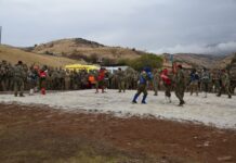 В Шымкенте прошло первое в истории испытание на право ношения бордового берета