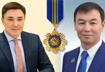 Акимы г. Шымкента и Туркестанской области награждены орденом «Парасат»