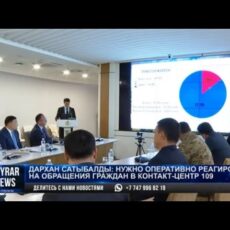Оперативно реагировать на обращения в колл-центр требует Дархан Сатыбалды