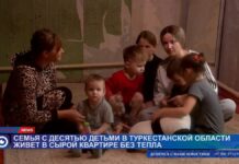 Семья с десятью детьми вынуждена жить в сырой квартире без окон и тепла