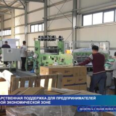 Государственная поддержка для предпринимателей в СЭЗ Шымкента