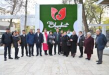 В Шымкенте в один день открыли сразу три новых сквера для горожан