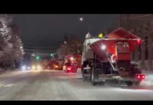 Коммунальные службы Шымкента работают круглосуточно в условиях непогоды