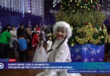 Новогодний праздник детям подарил Енбекшинский акимат Шымкента