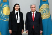 Президент поздравил Алию Юсупову с переизбранием на пост президента Казахстанской федерации гимнастики