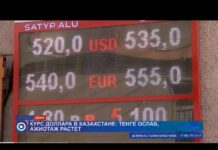 Ажиотаж среди населения вызвал резкий рост курса доллара в Казахстане