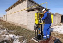 В Шымкенте подключили к газу еще два жилых массива