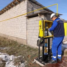 В Шымкенте подключили к газу еще два жилых массива
