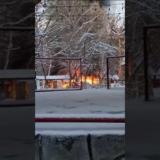 В парке Кен-Баба произошел пожар
