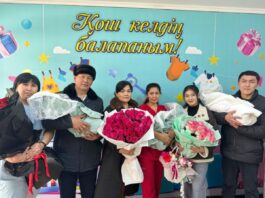 В Шымкенте родилась первая тройня в этом году