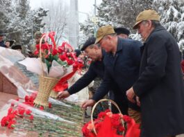 Митинг, посвященный 36-й годовщине вывода советских войск из Афганистана