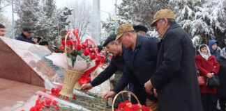 В Шымкенте почтили память воинов-афганцев Митинг, посвященный 36-й годовщине вывода советских войск из Афганистана