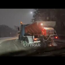 Шымкент в снегу