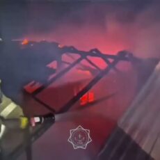 Серьезный пожар произошел в частном доме в Шымкенте