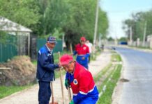 В Шымкенте уборка улиц становится делом чести В Шымкенте уборка улиц становится делом чести