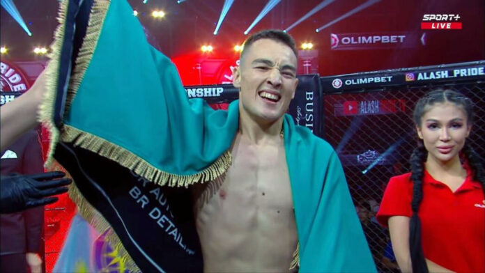 Пожарный из Шымкента победил в турнире ALASH PRIDE FC 107