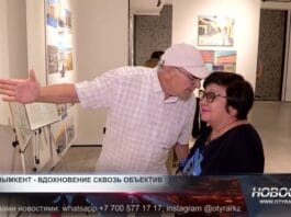 Город в лицах и красках: в Шымкенте открылась трогательная арт-выставка