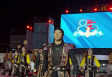 В честь защитников Отечества в Шымкенте устроили яркий гала-концерт В честь защитников Отечества в Шымкенте устроили яркий гала-концерт