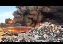 Возгорание отходов ликвидировано в Шымкенте Возгорание отходов ликвидировано в Шымкенте