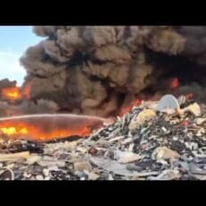 Возгорание отходов ликвидировано в Шымкенте Возгорание отходов ликвидировано в Шымкенте