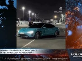 Тонированные стекла автомобиля