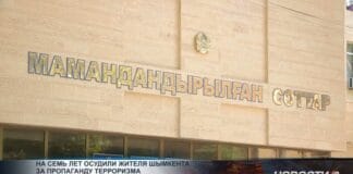 На семь лет осудили жителя Шымкента за пропаганду терроризма Специализированные суды Шымкента