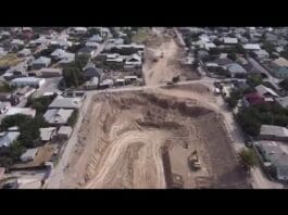 Строительство проспекта Кунаева